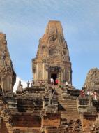 Asisbiz Facing West Pre Rup Temple central tower East Baray Jan 2010 02