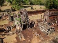 Asisbiz Facing West Pre Rup Temple upper courtyard views East Baray 2010 01