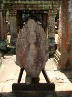Asisbiz Preah Khan Bas relief 12th ce Khmer Style Naga 01