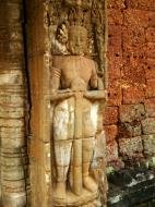 Asisbiz Preah Khan Bas relief mythic guardians Asuras stand on guard 02