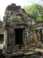 Asisbiz Preah Khan Temple Bas relief Buddhas main enclosure Angkor 02
