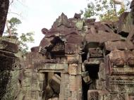 Asisbiz Preah Khan Temple Bas relief Buddhas main enclosure Angkor 03