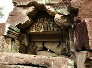 Asisbiz Preah Khan Temple Bas relief Buddhas main enclosure Angkor 04