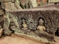 Asisbiz Preah Khan Temple Bas relief Buddhas main enclosure Angkor 06