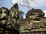 Asisbiz Preah Khan Temple Bas relief Buddhas main enclosure Angkor 08