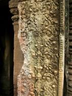 Asisbiz Preah Khan Temple Bas relief column designs Preah Vihear province 01