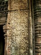 Asisbiz Preah Khan Temple Bas relief column designs Preah Vihear province 02