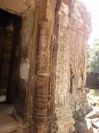 Asisbiz Preah Khan Temple Bas relief column designs Preah Vihear province 03