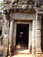 Asisbiz Preah Khan Temple Bas relief column designs Preah Vihear province 04