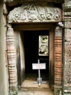 Asisbiz Preah Khan Temple Bas relief column designs Preah Vihear province 05