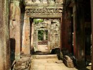 Asisbiz Preah Khan Temple Bas relief dancing Apsaras hall of dancers 03