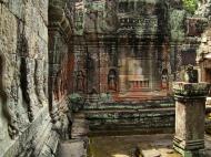 Asisbiz Preah Khan Temple Bas relief false door for the spirits Cambodia 04