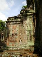Asisbiz Preah Khan Temple Bas relief false door for the spirits Cambodia 08