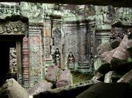 Asisbiz Preah Khan Temple Bas relief female divinty main enclosure 20