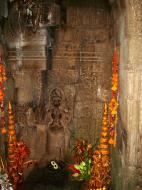 Asisbiz Preah Khan Temple Bas relief main female divinty shrine area 03