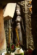 Asisbiz Preah Khan Temple Bas relief main female divinty shrine area 10
