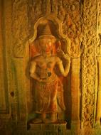 Asisbiz Preah Khan Temple Bas relief male and female divinty main enclosure 02