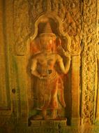 Asisbiz Preah Khan Temple Bas relief male and female divinty main enclosure 03