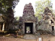 Asisbiz Preah Khan Temple west Gopuram entry tower naga bridge Angkor Thom 07