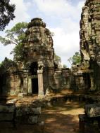 Asisbiz Preah Khan Temple west Gopuram entry tower naga bridge Angkor Thom 13