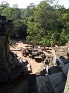 Asisbiz Ta Keo Temple mountain upper terrace facing SW tower Angkor 02