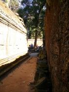 Asisbiz Ta Prohm Temple Rajavihara Tomb Raider inner laterite walls 01