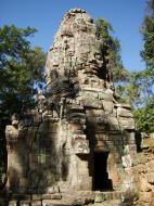 Asisbiz Ta Prohm Temple Tomb Raider Bayon architecture face tower 03