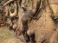 Asisbiz Garuda and Lion Bas reliefs Terrace of the Elephants 06