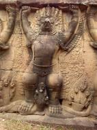 Asisbiz Garuda and Lion Bas reliefs Terrace of the Elephants 09