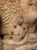 Asisbiz Garuda and Lion Bas reliefs Terrace of the Elephants 12