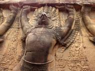 Asisbiz Garuda and Lion Bas reliefs Terrace of the Elephants 13