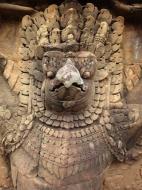Asisbiz Garuda and Lion Bas reliefs Terrace of the Elephants 14