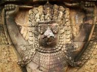 Asisbiz Garuda and Lion Bas reliefs Terrace of the Elephants 21