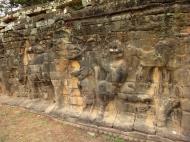 Asisbiz Terrace of the Elephants Bas reliefs hunting scenes 03