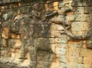 Asisbiz Terrace of the Elephants Bas reliefs hunting scenes 11