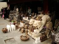 Asisbiz 453 Fangbang Rd (W) near entrance stone statues and mason items shop Shanghai 04