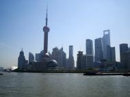 Asisbiz Oriental Pearl Tower Skyscraper viewed from the Bund promenade Lujiazui Pudong China 13