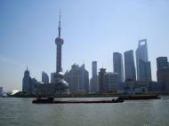 Asisbiz Oriental Pearl Tower Skyscraper viewed from the Bund promenade Lujiazui Pudong China 14