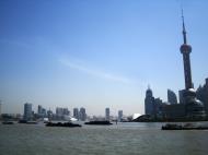 Asisbiz Oriental Pearl Tower Skyscraper viewed from the Bund promenade Lujiazui Pudong China 15