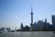 Asisbiz Oriental Pearl Tower Skyscraper viewed from the Bund promenade Lujiazui Pudong China 16