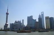 Asisbiz Oriental Pearl Tower Skyscraper viewed from the Bund promenade Lujiazui Pudong China 19