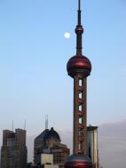 Asisbiz Oriental Pearl Tower Skyscraper viewed from the Bund promenade Lujiazui Pudong China 34