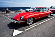 Asisbiz Beautiful E Type Jag or Jaguar E Type Gudhjem car park Bornholm Denmark 010x16