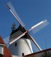 Asisbiz Local architecture wind mill Gudhjem Bornholm Denmark 01