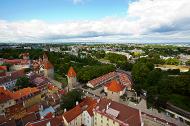 Asisbiz St Olafs Church Estonian Oleviste kirik Tallinn Estonia built 1267 panoramic views 01