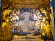 Asisbiz Marathwada Ajanta Caves Buddha carvings India Apr 2004 03