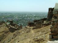 Asisbiz Nahargarh Fort Aravalli Hills overlooking city of Jaipur India Apr 2004 08