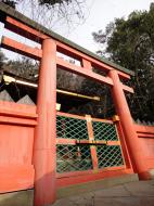 Asisbiz Kasuga taisha Kasuga Grand Shrine temple private gate sakura Nara 01