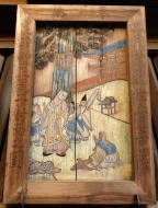 Asisbiz Nigatsu do etched wooden paintings closeup Japanese head monk Nara 02