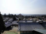 Asisbiz Nigatsu do hall balcony views looking over Nara Japan sakura 04